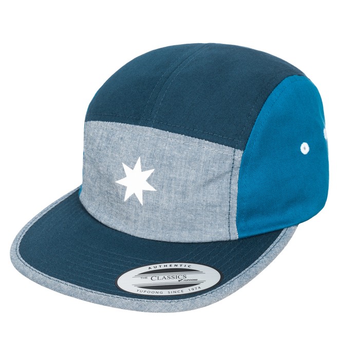 dcshoes, Men's Accordian 5-Panel Camper Hat, INDIGO (btn0) 0 Men's Accordian 5-Panel Camper Hat ADYHA03121 DC Shoes