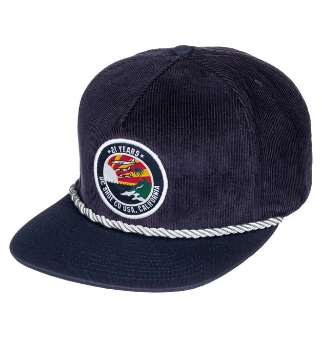 dcshoes, Men's Boomer Snapback Hat, BLACK IRIS (btl0) 0 Men's Boomer Snapback Hat ADYHA03143 DC Shoes