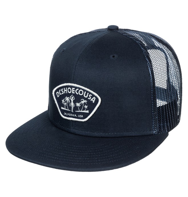 dcshoes, Men's Stardate Trucker Hat, BLUE IRIS (btl0) 0 Men's Stardate Trucker Hat ADYHA03148 DC Shoes
