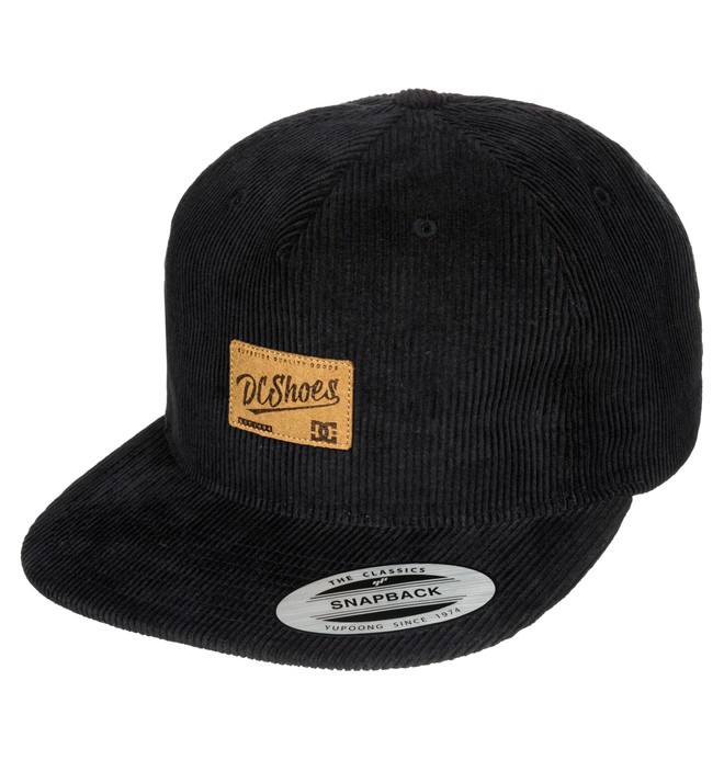 dcshoes, Men's Wes Cord Cap Snapback Hat, BLACK (kvj0) 0 Men's Wes Cord Cap Snapback Hat ADYHA03182 DC Shoes