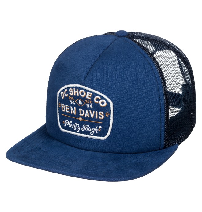 dcshoes, Ben Davis X DC Tough Trucker - Gorra tipo trucker, VINTAGE INDIGO (bpy0) 0 Ben Davis X DC Tough Trucker - Gorra tipo trucker ADYHA03288 DC Shoes