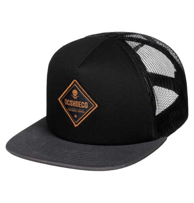 dcshoes, Men's Carlson Trucker Hat, BLACK (kvj0) 0 Men's Carlson Trucker Hat ADYHA03343 DC Shoes