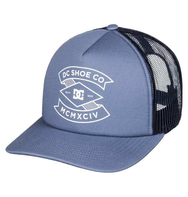 dcshoes, Men's El 94 Trucker Hat, COPEN BLUE (bmn0) 0 Men's El 94 Trucker Hat ADYHA03346 DC Shoes