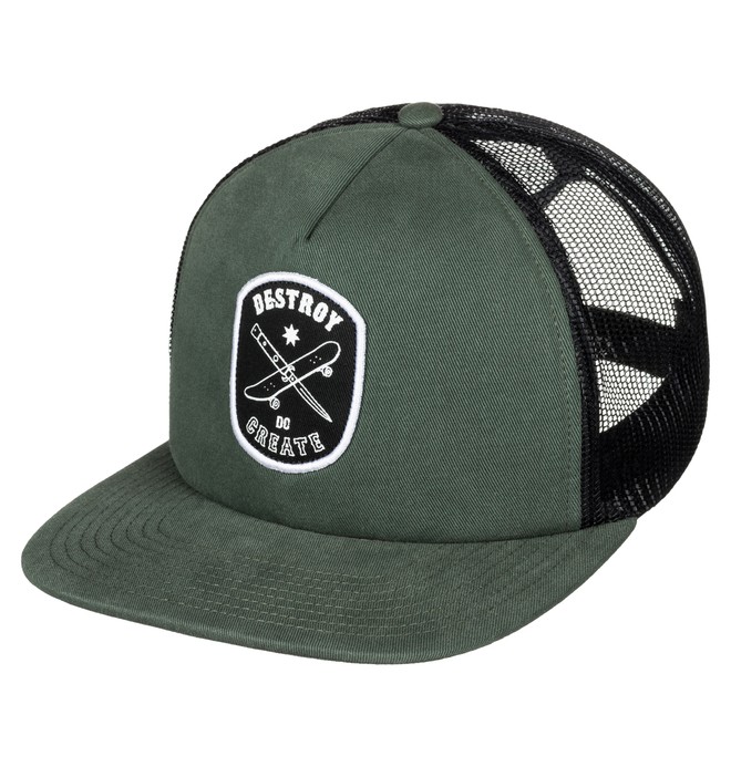 dcshoes, Tearbait - Gorra Tipo Trucker, DARK OLIVE (csn0) 0 Tearbait - Gorra Tipo Trucker ADYHA03349 DC Shoes