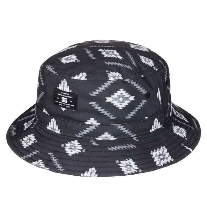 dcshoes, Men's Washer Bucket Hat, BLACK ETHNIC PRINT (kvj5) 0 Men's Washer Bucket Hat ADYHA03363 DC Shoes