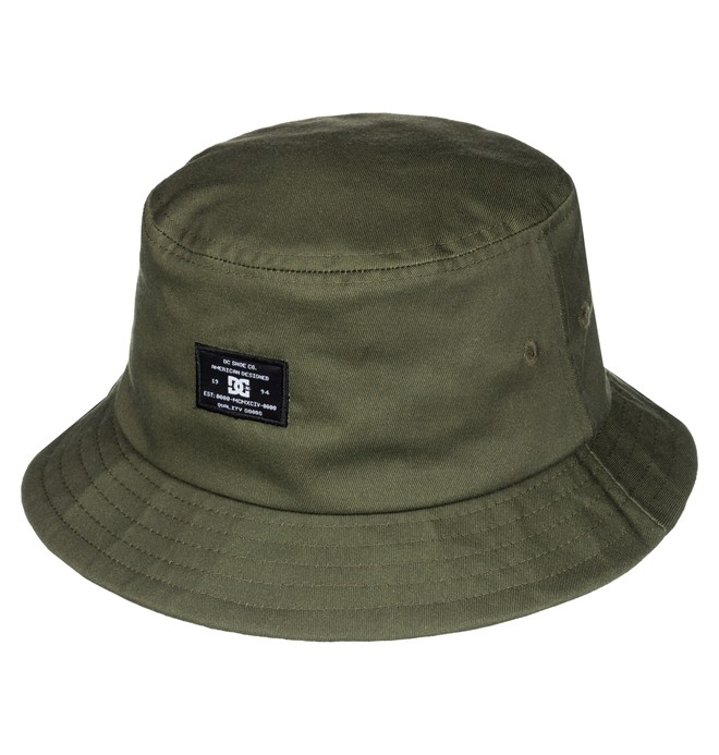 dcshoes, Men's Vucket Bucket Hat, FATIGUE GREEN (cqy0) 0 Men's Vucket Bucket Hat ADYHA03364 DC Shoes