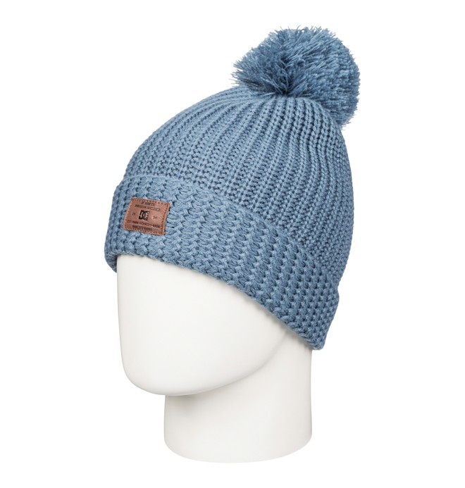 dcshoes, Shells Worth - Bobble Hat, COPEN BLUE (bmn0) 0 Shells Worth - Bobble Hat ADYHA03367 DC Shoes