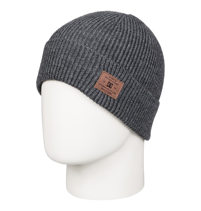 dcshoes, Hubbish - Cuff Beanie, HEATHER CHARCOAL (kteh) 0 Hubbish - Cuff Beanie ADYHA03370 DC Shoes