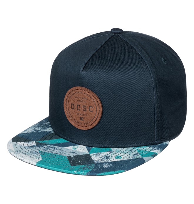 dcshoes, Geosense - Snapback Cap, BLUE GEO RUSTO (byj1) 0 Geosense - Snapback Cap ADYHA03449 DC Shoes