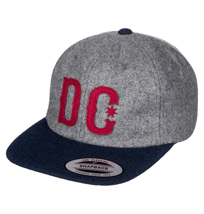 dcshoes, Off Field - Snapback Cap, LIGHT GREY HEATHER (seyh) 0 Off Field - Snapback Cap ADYHA03462 DC Shoes