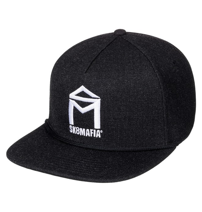 dcshoes, Men's Sk8MafIa Stash Snapback Hat, BLACK (kvj0) 0 Men's Sk8MafIa Stash Snapback Hat ADYHA03469 DC Shoes