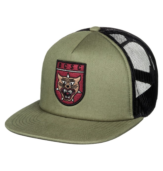 dcshoes, Surplus - Gorra Tipo Trucker para Hombre, VINTAGE GREEN (gzj0) 0 Surplus - Gorra Tipo Trucker para Hombre Verde ADYHA03473 DC Shoes