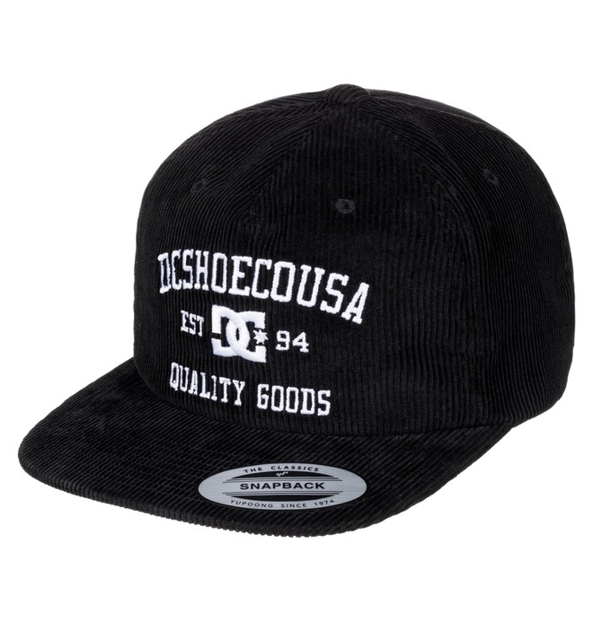 dcshoes, Whaler - Snapback Cap for Men, BLACK (kvj0) 0 Whaler - Snapback Cap for Men ADYHA03474 DC Shoes