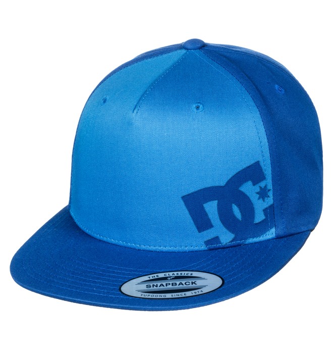 dcshoes, Men's Heard Ya Snapback Hat, CAMPUNULA (blv0) 0 Men's Heard Ya Snapback Hat Blue ADYHA03494 DC Shoes