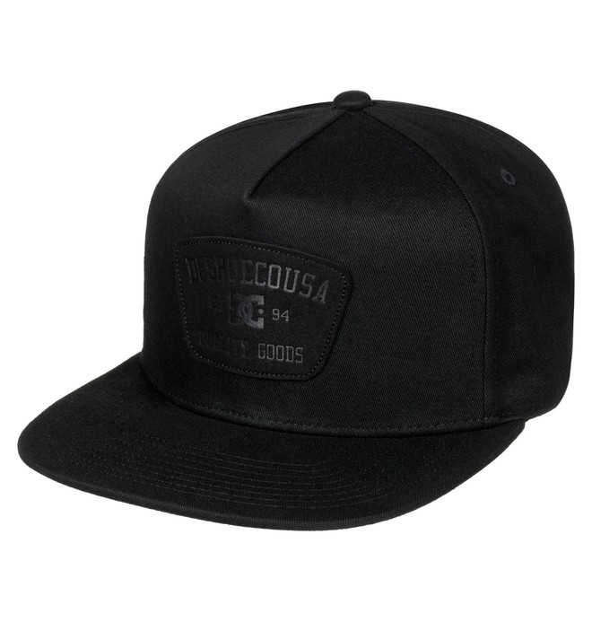 dcshoes, Hombres Gorra Broche Trasero Rikers, BLACK (blk) 0 Hombres Gorra Broche Trasero Rikers ADYHA03523 DC Shoes