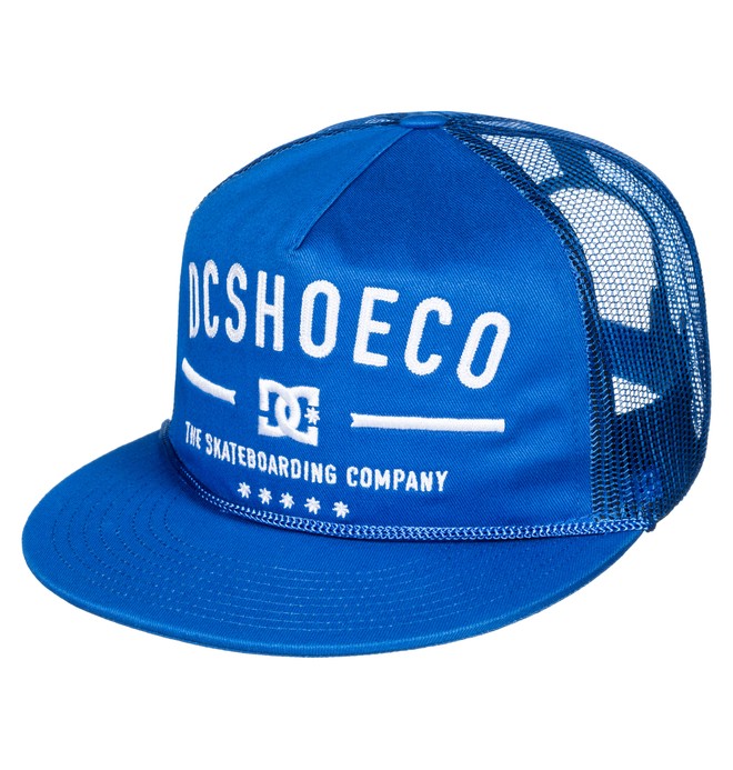 dcshoes, Wall Bitten - Gorra Trucker, CAMPUNULA (blv0) 0 Wall Bitten - Gorra Trucker Azul ADYHA03542 DC Shoes