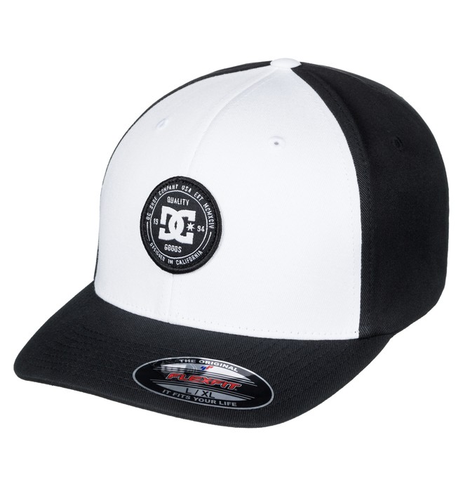 dcshoes, Men's Curve Breaker Flexfit Hat, BLACK (kvj0) 0 Men's Curve Breaker Flexfit Hat Black ADYHA03544 DC Shoes