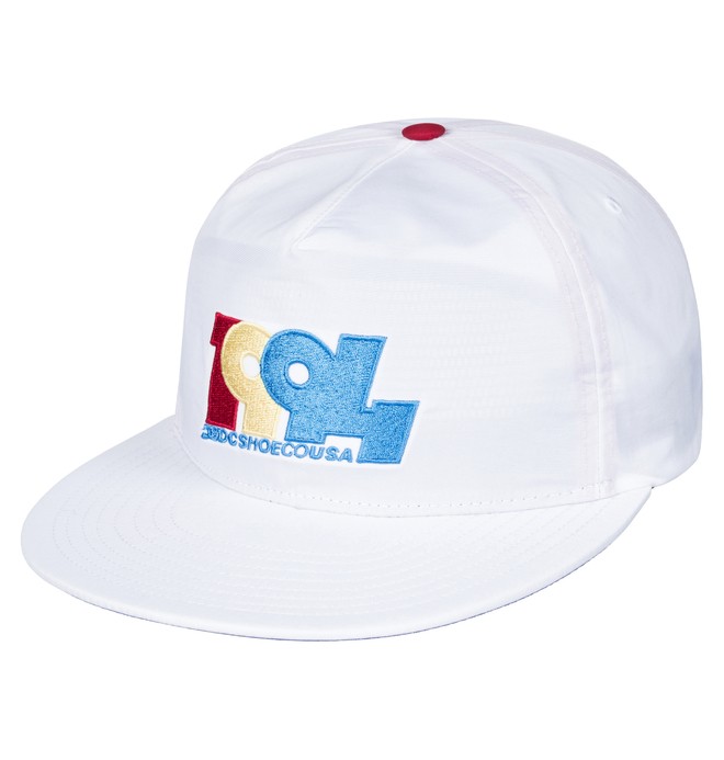 dcshoes, Graduate - Snapback Cap, SNOW WHITE (wbb0) 0 Graduate - Snapback Cap Weiss ADYHA03559 DC Shoes