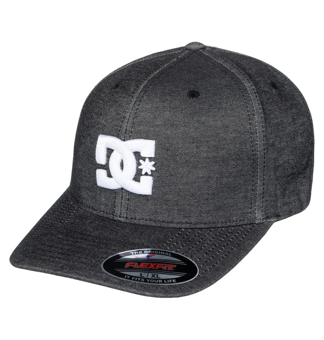 dcshoes, Capstar TX - Cappellino flexfit da Uomo, BLACK (kvj0) 0 Capstar TX - Cappellino flexfit da Uomo Black ADYHA03561 DC Shoes