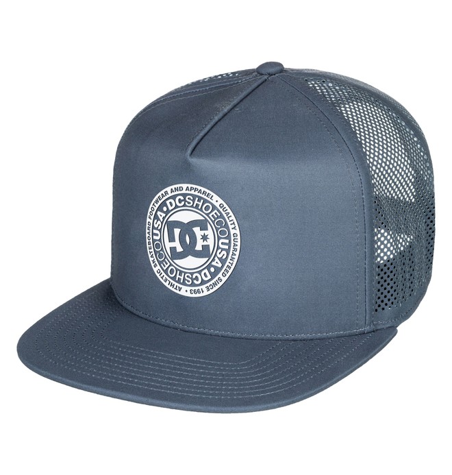 dcshoes, Men's Perftailer Snapback Hat, BERING SEA (byg0) 0 Men's Perftailer Snapback Hat Blue ADYHA03645 DC Shoes