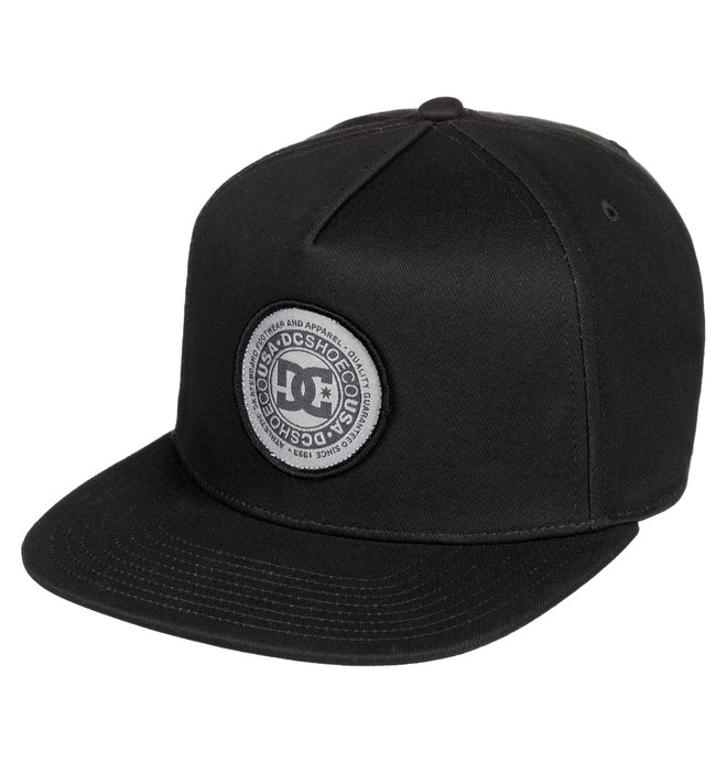 dcshoes, Men's Cresty Snapback Hat, BLACK (kvj0) 0 Men's Cresty Snapback Hat Black ADYHA03646 DC Shoes