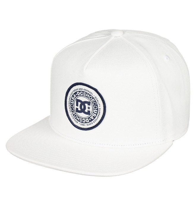 dcshoes, Cresty - Casquette snapback pour Homme, ANTIQUE WHITE (wcl0) 0 Cresty - Casquette snapback pour Homme Blanc ADYHA03646 DC Shoes