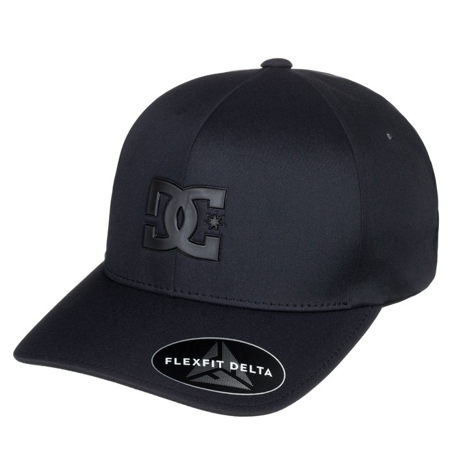 dcshoes, Pop It Delta - Flexfit Hat, BLACK/BLACK (xkkk) 0 Pop It Delta - Flexfit Hat Black ADYHA03677 DC Shoes