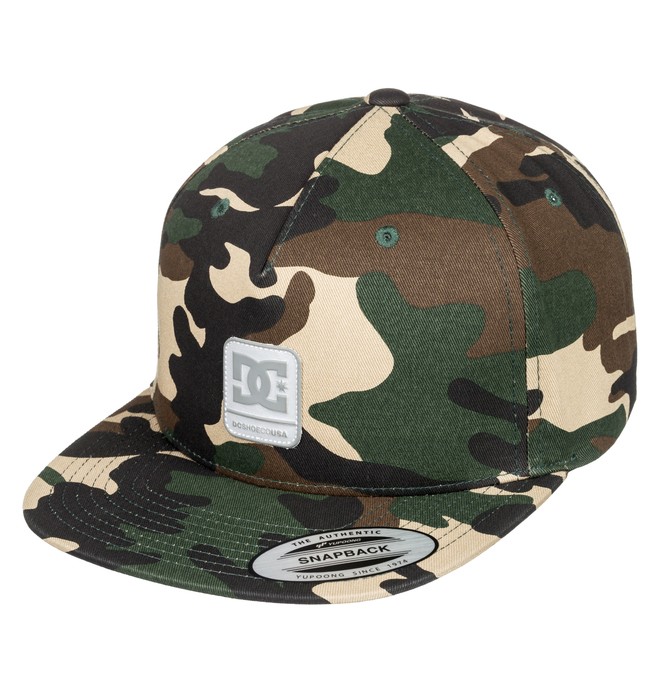 dcshoes, Snapdragger Snapback Hat, CAMO (gra0) 0 Snapdragger Snapback Hat Green ADYHA03759 DC Shoes
