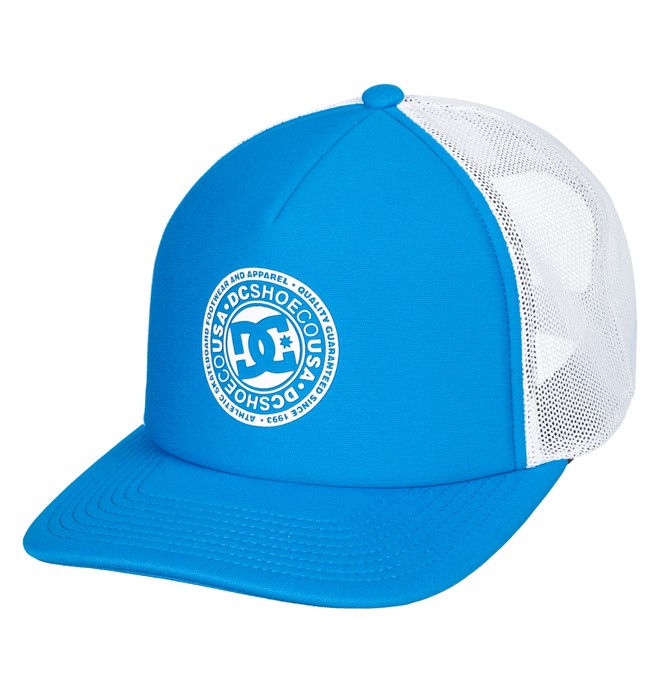 dcshoes, Vested Up Trucker Hat, BRILLIANT BLUE (bnl0) 0 Vested Up Trucker Hat Blue ADYHA03763 DC Shoes