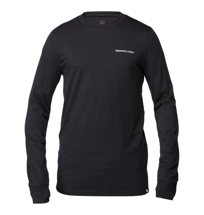 dcshoes, Men's Birch Base Layer Long Sleve Tee, BLACK (blk) 0 Men's Birch Base Layer Long Sleve Tee ADYKT00067 DC Shoes