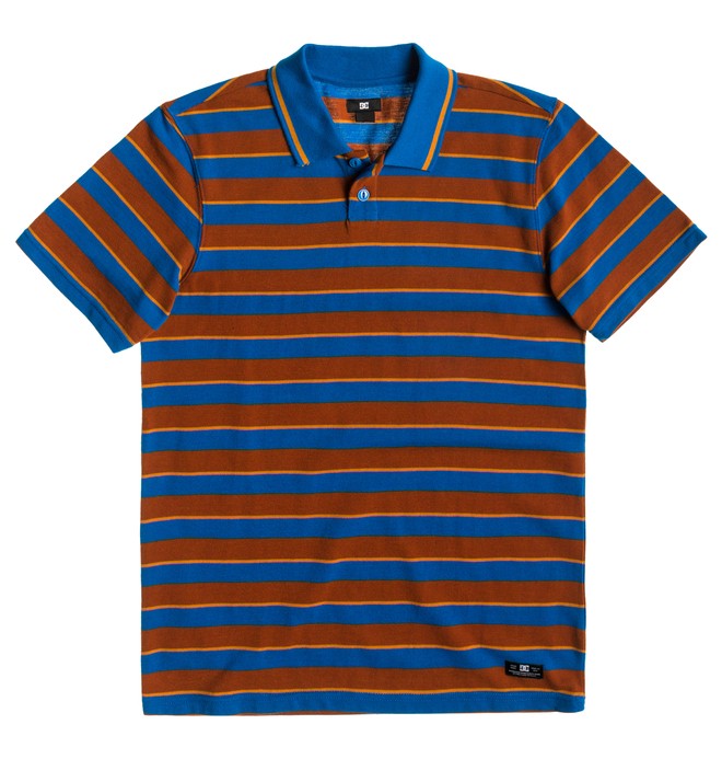 dcshoes, Men's Hilltop Polo, SKYDIVER STRIPE (bqw3) 0 Men's Hilltop Polo ADYKT00150 DC Shoes
