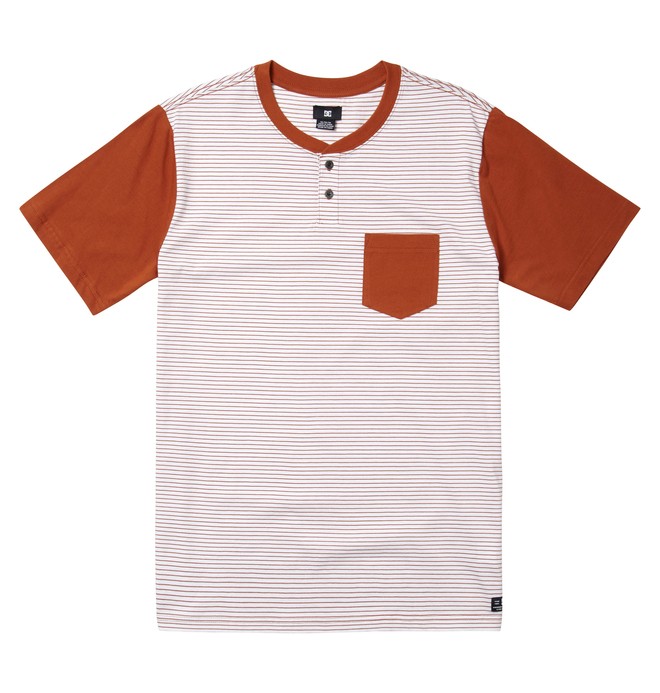 dcshoes, Men's Pioneers Henley Tee, GNGRBRD STRIPE (cqe3) 0 Men's Pioneers Henley Tee ADYKT00153 DC Shoes