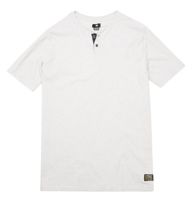 dcshoes, Men's Wayback Henley Tee, HEATHER OATMEAL (sewh) 0 Men's Wayback Henley Tee ADYKT00192 DC Shoes