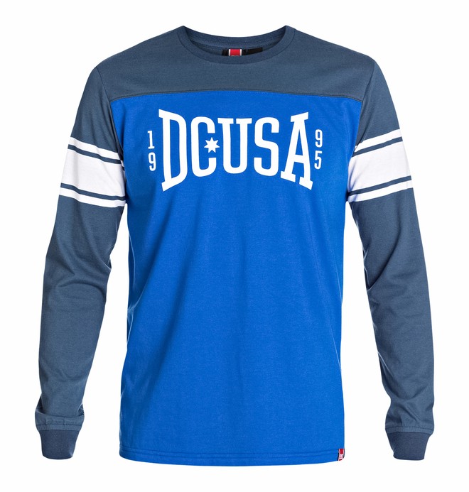 dcshoes, Men's Rob Dyrdek Wild Card Long Sleeve Tee, DARK DENIM (brq0) 0 Men's Rob Dyrdek Wild Card Long Sleeve Tee ADYKT03019 DC Shoes
