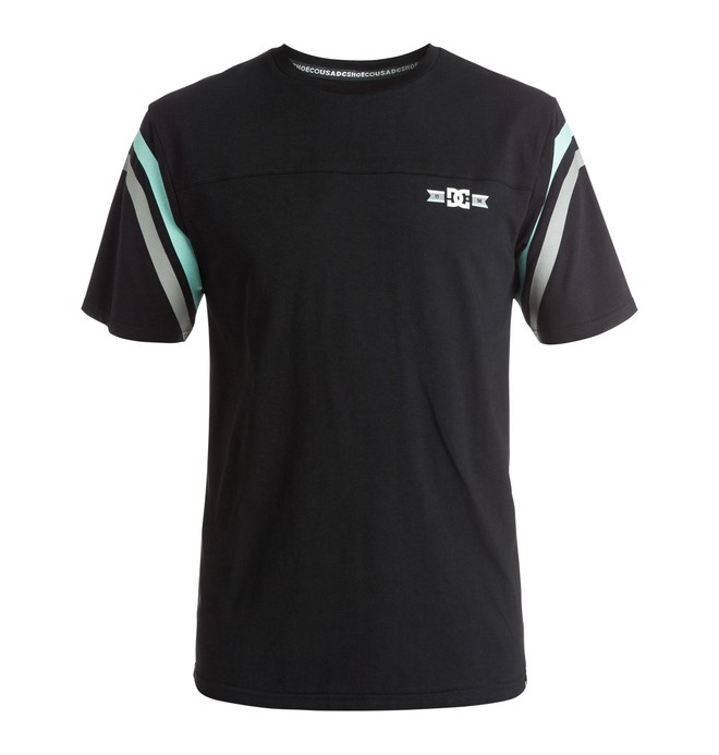 dcshoes, Men's Flagged Knit Tee, BLACK (kvj0) 0 Men's Flagged Knit Tee ADYKT03083 DC Shoes