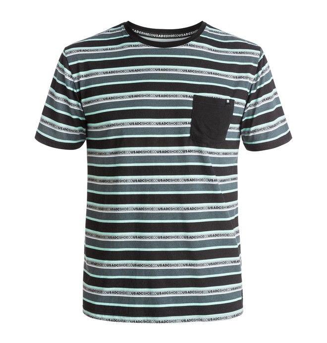 dcshoes, Men's DCSC Stripe Pocket Tee, DCSC HERITAGE STRIPE-BLK (kvj5) 0 Men's DCSC Stripe Pocket Tee ADYKT03084 DC Shoes