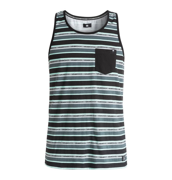 dcshoes, Men's DCSC Stripe Tank, DCSC HERITAGE STRIPE-BLK (kvj5) 0 Men's DCSC Stripe Tank ADYKT03085 DC Shoes