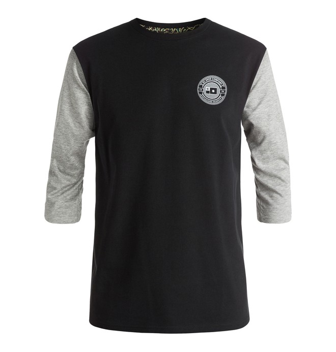 dcshoes, The 3 Quarter Raglan - 3/4 Sleeve T-shirt, BLACK (kvj0) 0 The 3 Quarter Raglan - 3/4 Sleeve T-shirt ADYKT03090 DC Shoes