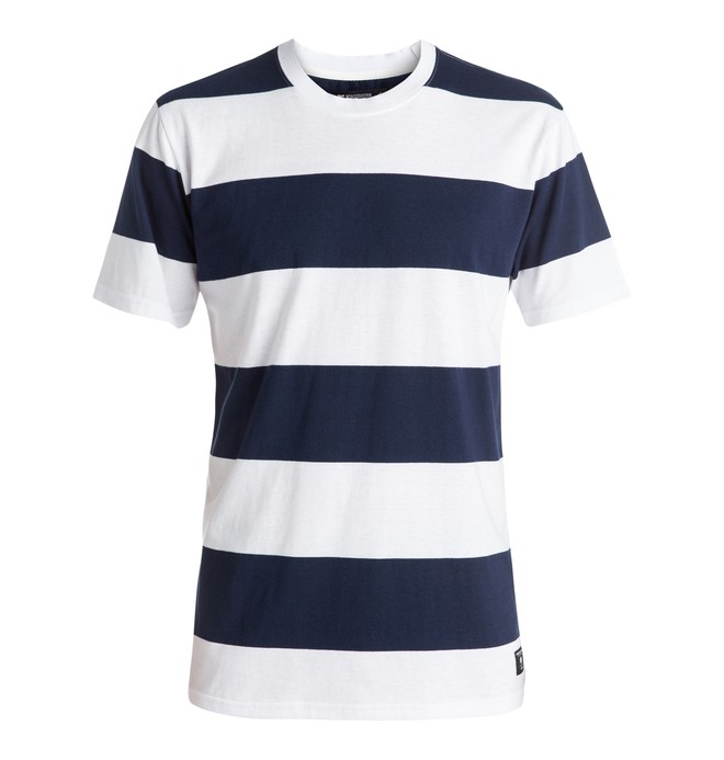 dcshoes, Madars Stripe - Tee-Shirt, BLACK IRIS (btl0) 0 Madars Stripe - Tee-Shirt ADYKT03102 DC Shoes
