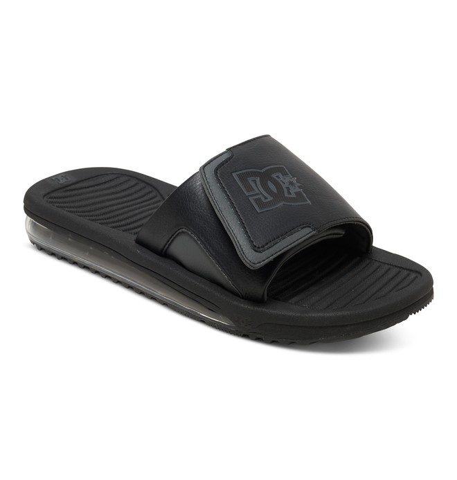 dcshoes, Men's Kernville Slide Sandals, BLACK/DK SHADOW (bdh) 0 Men's Kernville Slide Sandals ADYL100029 DC Shoes