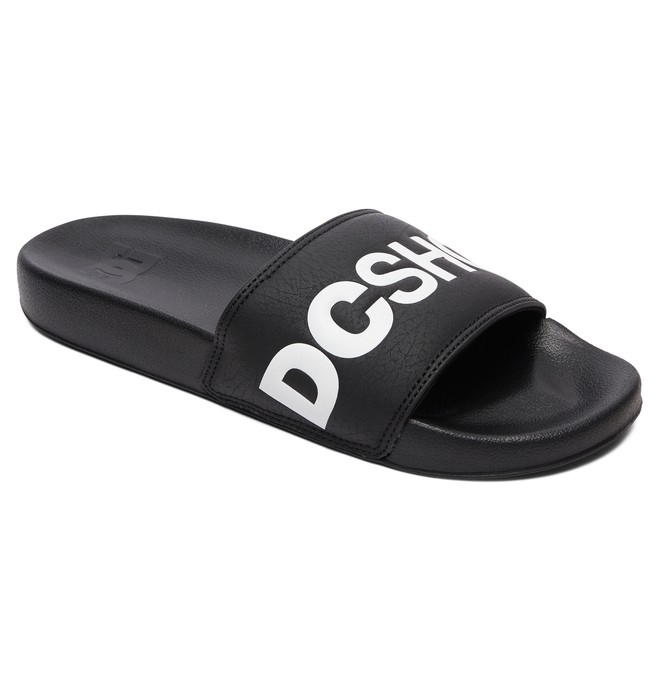 dcshoes, DC Slide - Badeschuhe für Männer, BLACK/WHITE (bkw) 0 DC Slide - Badeschuhe für Männer Schwarz ADYL100043 DC Shoes