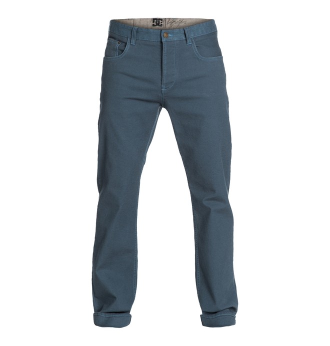 dcshoes, Men's Cult Cole Canvas Pants, ORION BLUE (brg0) 0 Men's Cult Cole Canvas Pants Blue ADYNP03011 DC Shoes