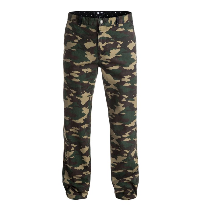 dcshoes, Men's Kalis Chino Pants, KALIS WOODLAND CAMO (glw6) 0 Men's Kalis Chino Pants ADYNP03028 DC Shoes
