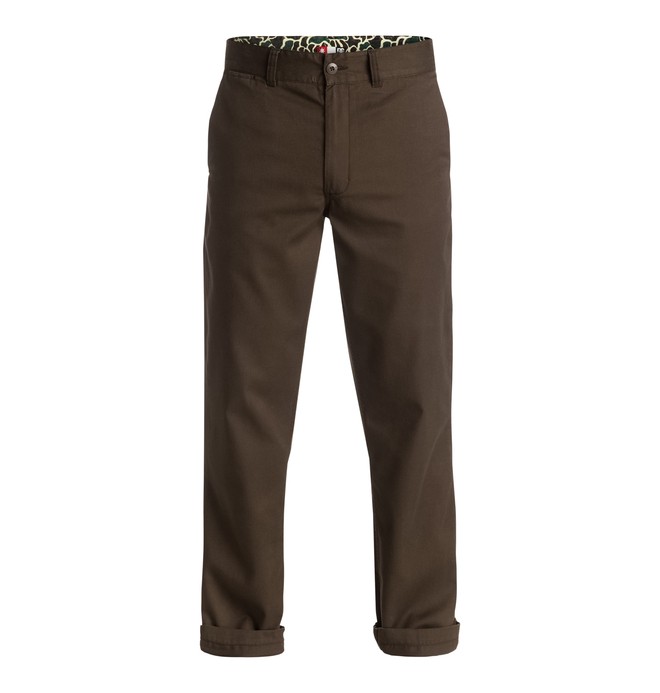 dcshoes, Men's Core All Season Straight Fit Pants, DEMITASSE (ctk0) 0 Men's Core All Season Straight Fit Pants ADYNP03030 DC Shoes