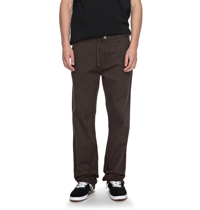 dcshoes, Wes Kremer Twill Straight - Pantalones de corte suelto para Hombre, COFFEE BEAN (ctl0) 0 Wes Kremer Twill Straight - Pantalones de corte suelto para Hombre ADYNP03032 DC Shoes