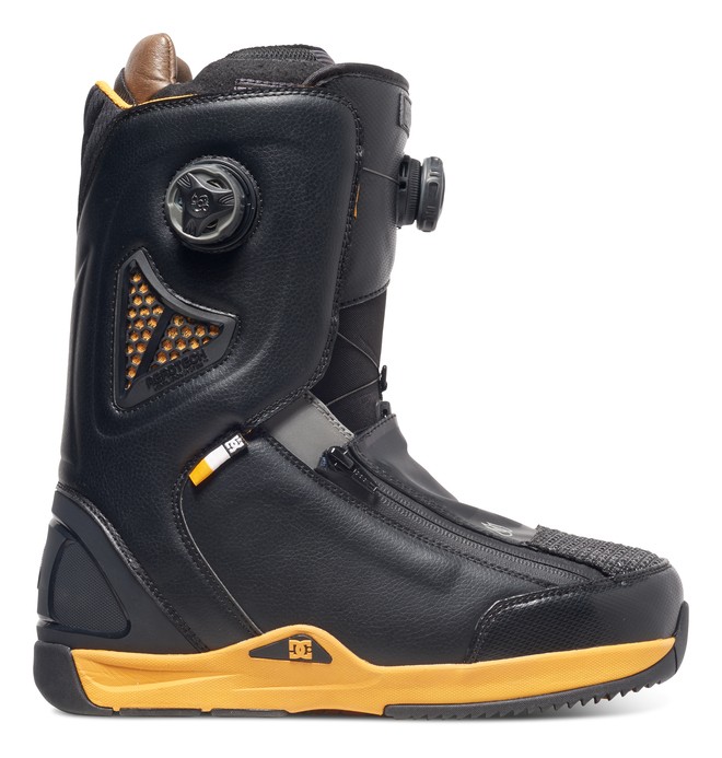 dcshoes, Men's Travis Rice Snowboard Boots, BLACK/YELLOW (bky) 0 Men's Travis Rice Snowboard Boots ADYO100021 DC Shoes