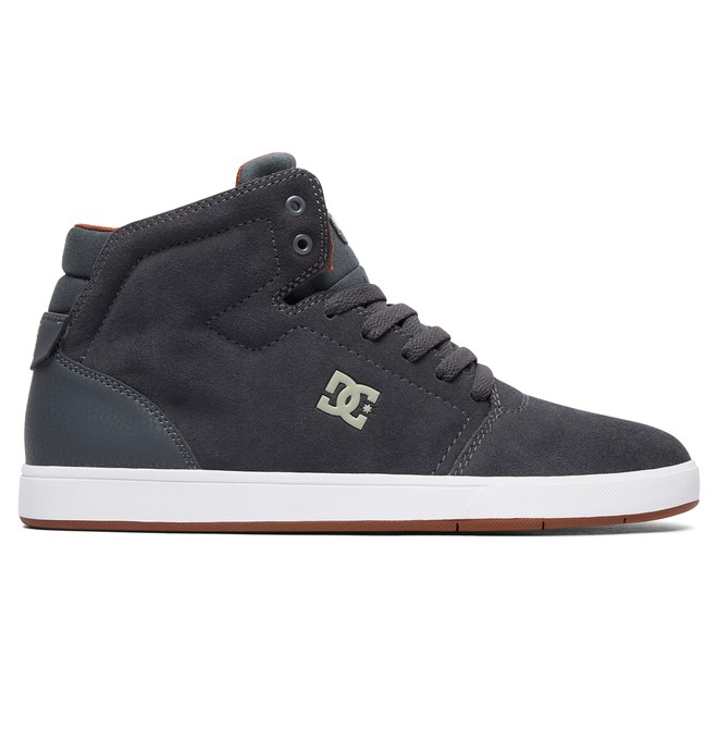 dcshoes, Crisis High-Top Shoes, GREY/WHITE (grw) 0 Crisis High-Top Shoes ADYS100032 DC Shoes
