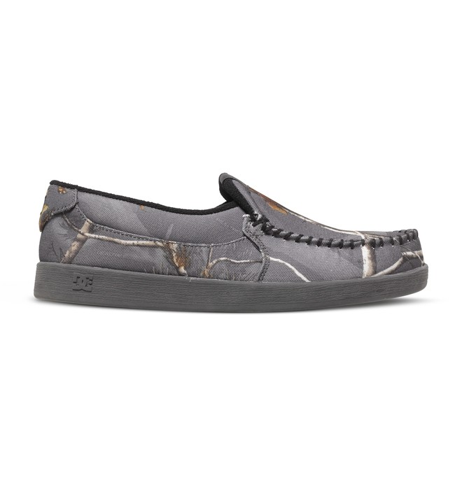 dcshoes, Men's Villain Realtree Slip-On Shoes, GREY (gry) 0 Men's Villain Realtree Slip-On Shoes ADYS100216 DC Shoes