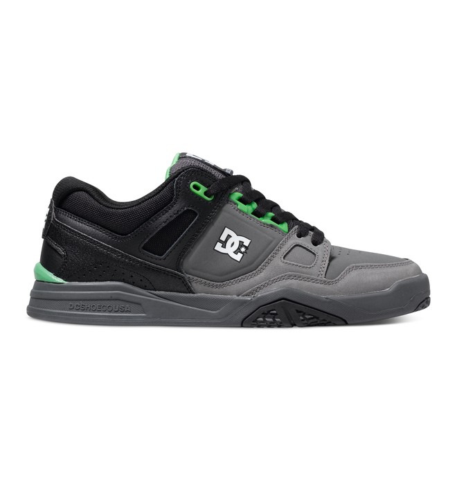 dcshoes, Men's Stag 2 Shoes, BLACK/DK SHADOW/GREEN (bdg) 0 Men's Stag 2 Shoes ADYS100223 DC Shoes