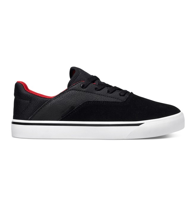 dcshoes, Men's Wallon S Low-Top Shoes, BLACK/DK GREY/ATHLETIC RED (bda) 0 Men's Wallon S Low-Top Shoes ADYS100251 DC Shoes